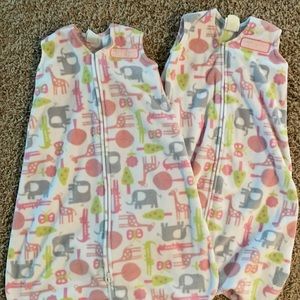 Halo fleece Sleep Sacks x2 - small